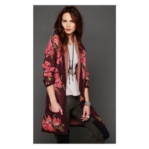Free People Flower Power Cardigan